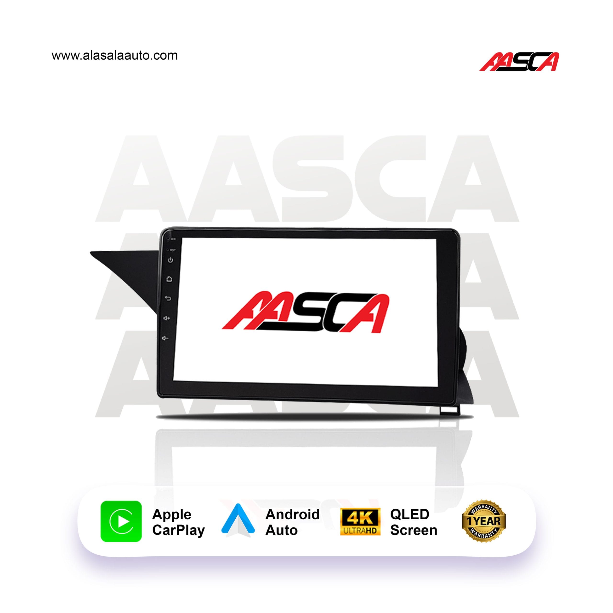 Mercedes Benz GLK 2012-2015, Android 13 – 9inch, Apple CarPlay Android Auto/QLED Display/Bluetooth/ Wi-Fi +MIC