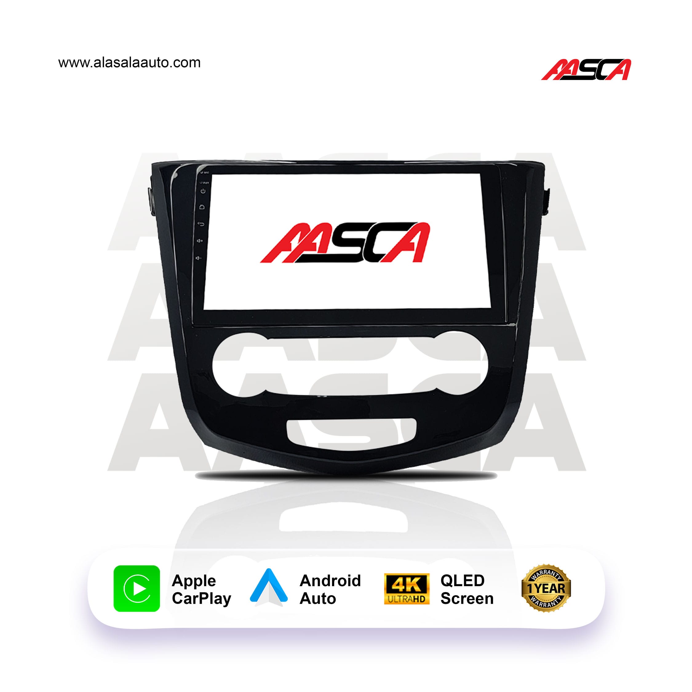 Nissan X-trail Manual, Android 13 – 10inch, Apple CarPlay Android Auto/QLED Display/Bluetooth/ Wi-Fi +MIC