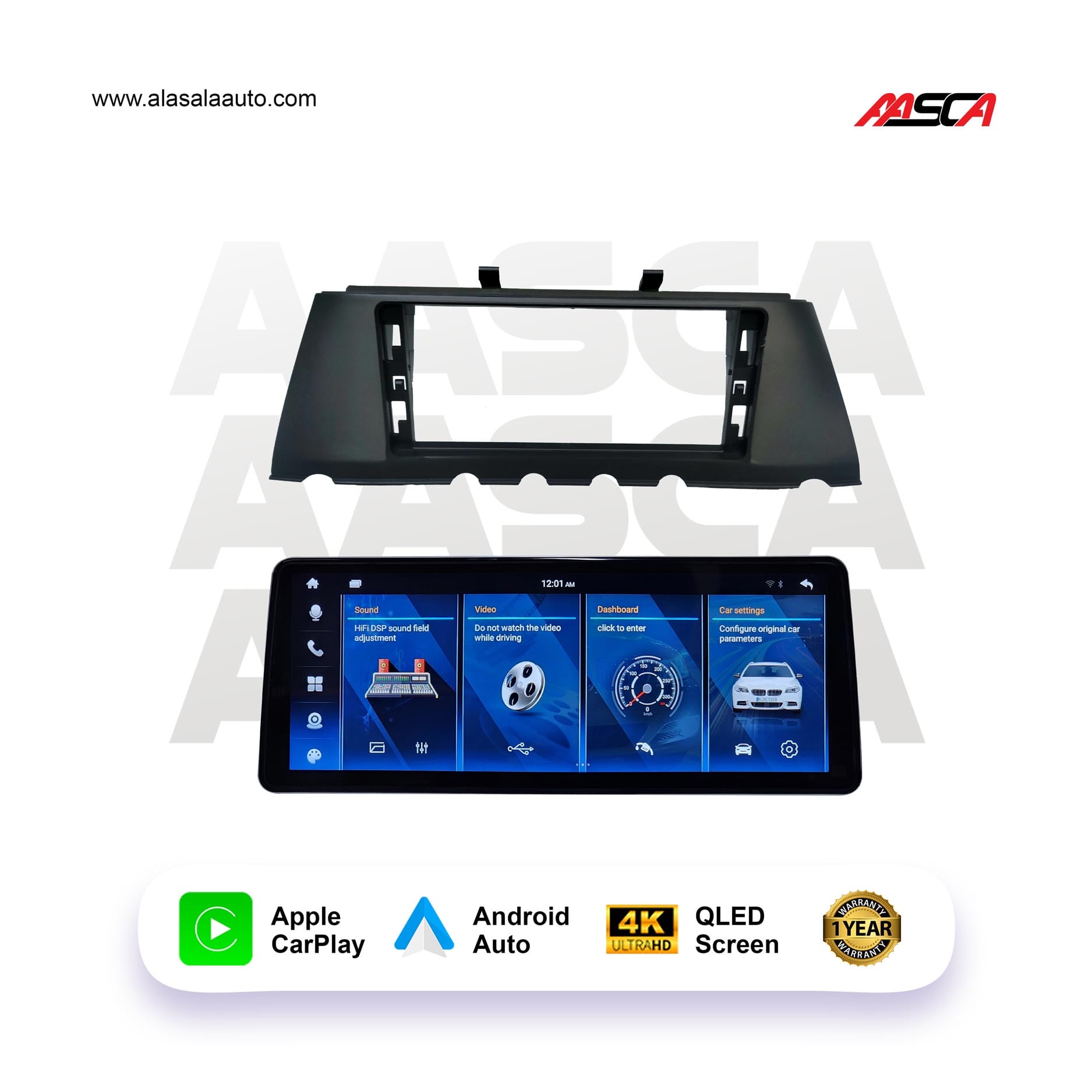BMW 6 2010-15, Android 13 – 12.3inch, Apple CarPlay Android Auto/QLED Display/Bluetooth/ Wi-Fi +MIC