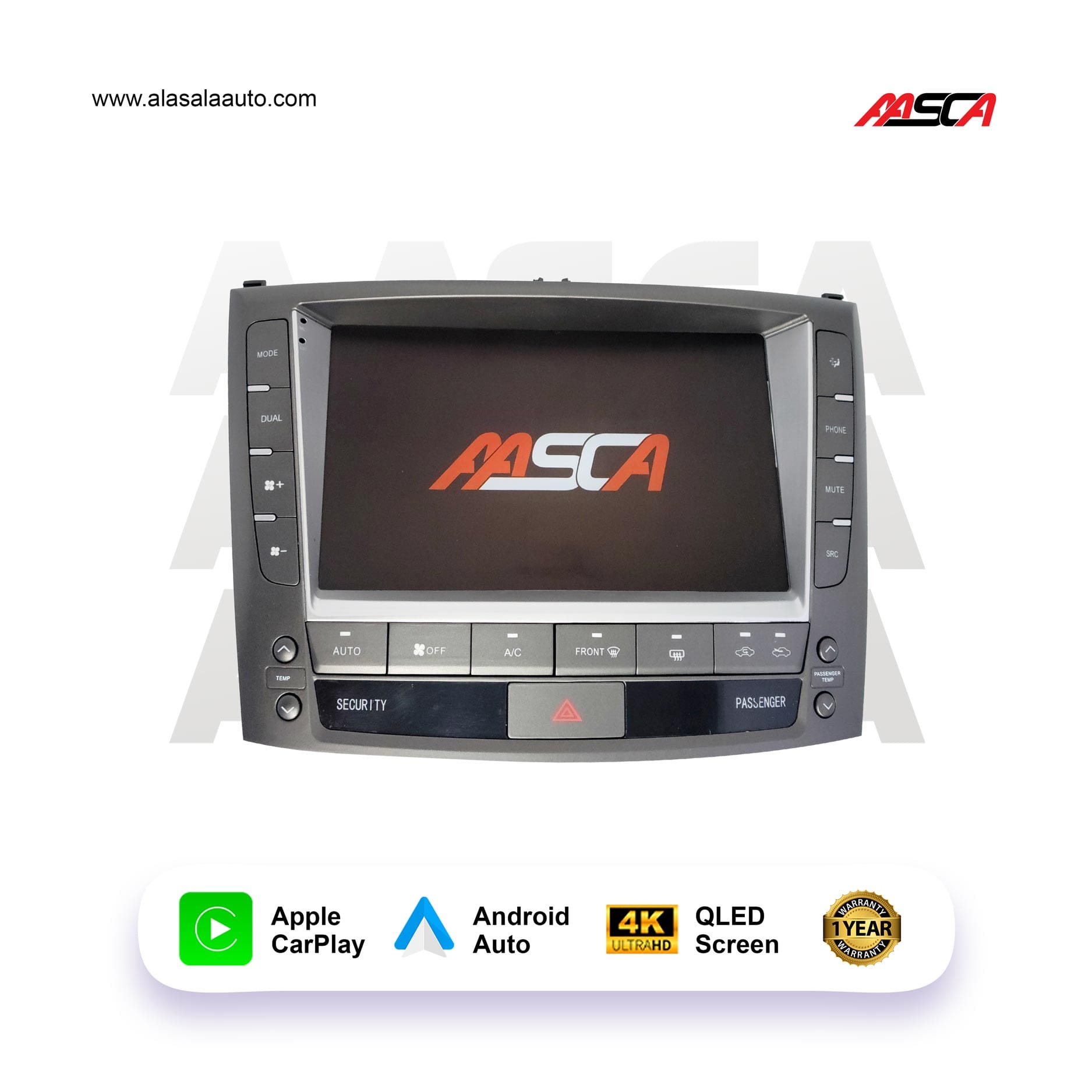 Lexus IS300 2006-12, 9 Inch – Android 13 , Apple CarPlay Android Auto/QLED Display/Bluetooth/ Wi-Fi +MIC