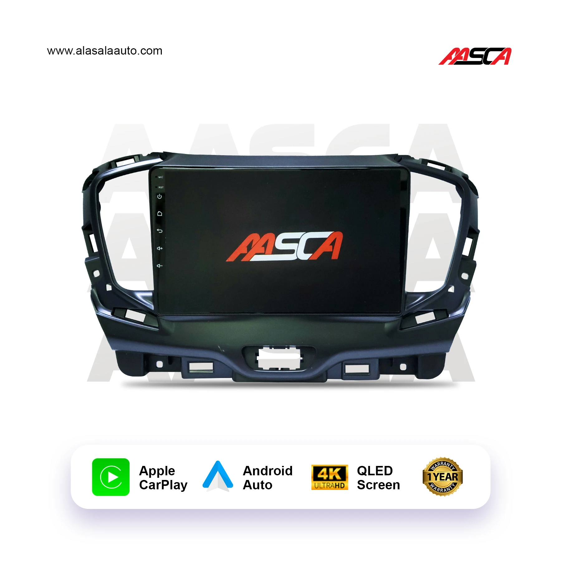 GMC Terrain 2018, 9-Inch Android 13 – 9inch, Apple CarPlay Android Auto/QLED Display/Bluetooth/ Wi-Fi +MIC